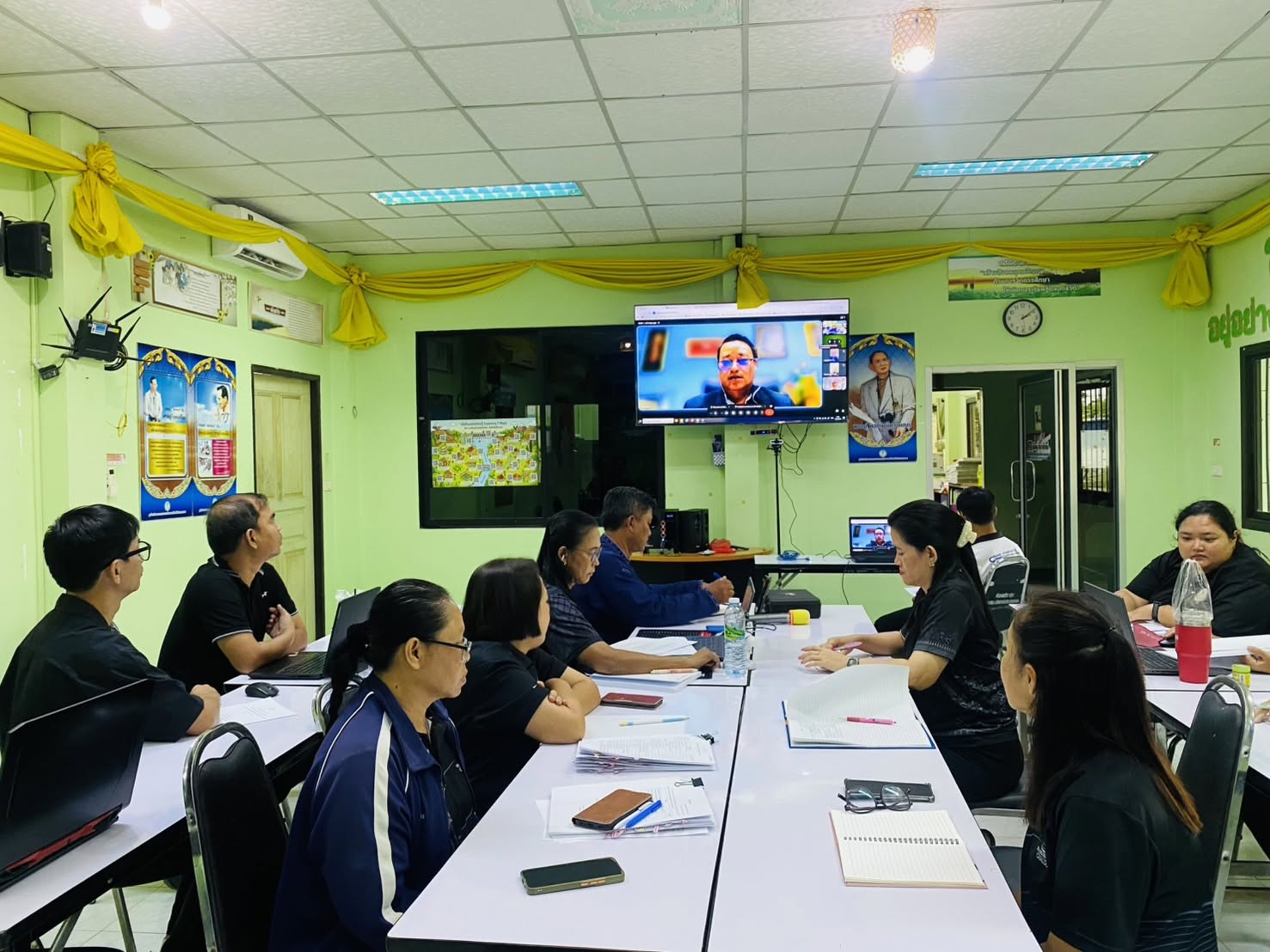 เข้าร่วมประชุมออนไลน์รับการประเมินคุณภาพภายนอก (สมศ.)
