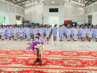 3. เข้าร่วมพิธีถวาย เครื่องราชสักการะและวางพานพุ่มเนื่องในโอกาสวันเฉลิมพระชนมพรรษา  สมเด็จพระนางเจ้าสุทิดา พัชรสุธาพิมลลักษณ  พระบรมราชินี