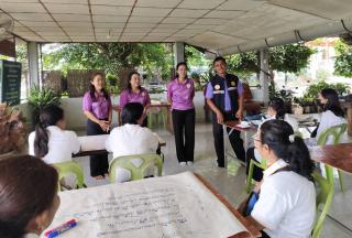 1. ลงพื้นที่นิเทศจัดกิจกรรมการเรียนการสอนของ ศูนย์การเรียนรู้ระดับตำบลสรรพยา