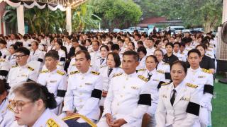 1. ร่วมพิธีสวดพระอภิธรรมอุทิศถวายพระราชกุศล