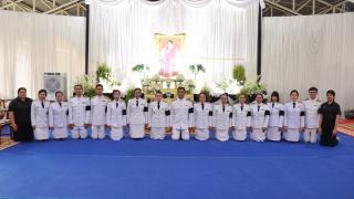 7. ร่วมพิธีสวดพระอภิธรรมอุทิศถวายพระราชกุศล