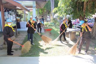 7. จิตอาสาพัฒนา  ปรับภูมิทัศน์  สกร.ระดับอำเภอสรรพยา  และหน่วยงานต้นสังกัด