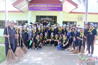 11. จิตอาสาพัฒนา  ปรับภูมิทัศน์  สกร.ระดับอำเภอสรรพยา  และหน่วยงานต้นสังกัด