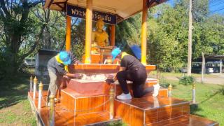 17. จิตอาสาพัฒนา  ปรับภูมิทัศน์  สกร.ระดับอำเภอสรรพยา  และหน่วยงานต้นสังกัด