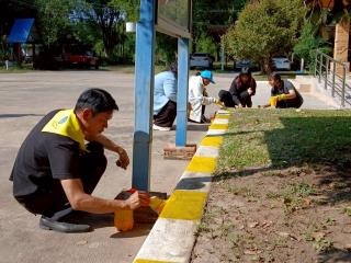 19. จิตอาสาพัฒนา  ปรับภูมิทัศน์  สกร.ระดับอำเภอสรรพยา  และหน่วยงานต้นสังกัด