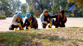 21. จิตอาสาพัฒนา  ปรับภูมิทัศน์  สกร.ระดับอำเภอสรรพยา  และหน่วยงานต้นสังกัด