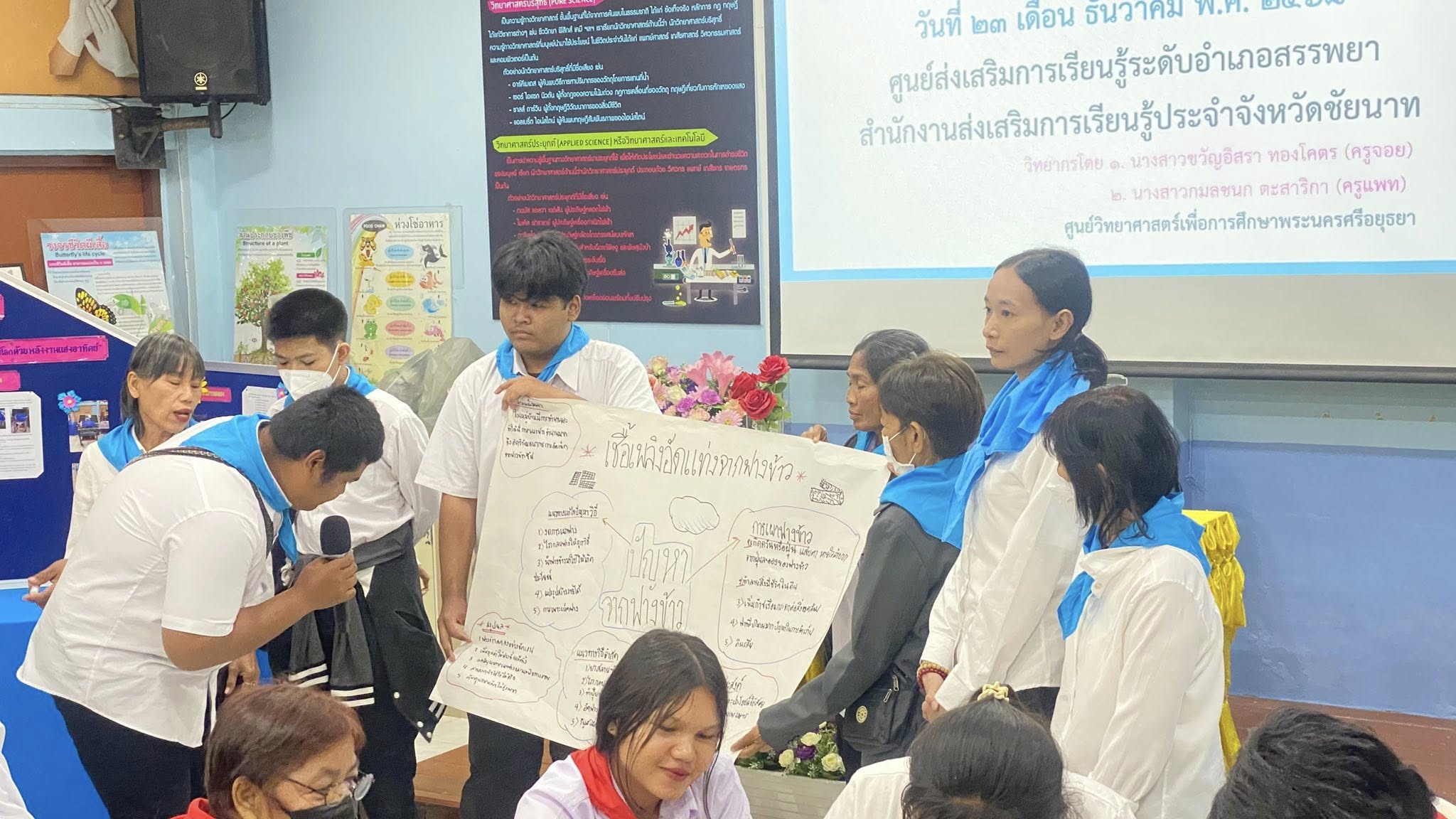 โครงการพัฒนาผู้เรียน การเรียนรู้การจัดทำโครงงานวิทยาศาสตร์ ในรูปแบบ STEM Education