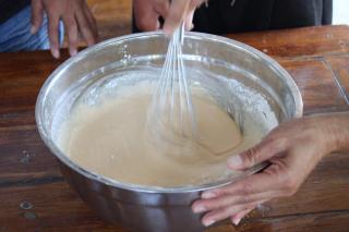 6. โครงการ Learn to Earn การทำวาฟเฟิลไส้กรอก