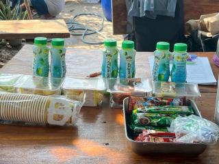 8. โครงการเรียนรู้ตามหลักปรัชญาของเศรษฐกิจพอเพียง (การเพาะเห็ดฟางในตะกร้า)