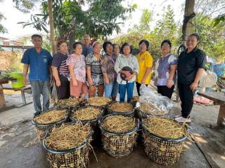 17. โครงการเรียนรู้ตามหลักปรัชญาของเศรษฐกิจพอเพียง (การเพาะเห็ดฟางในตะกร้า)