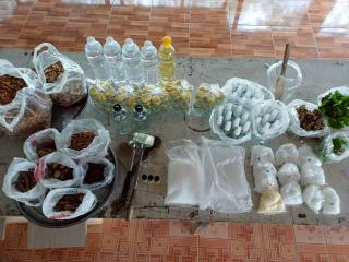 1. หลักสูตรการทำยาหม่องเขียว  และน้ำมันนวดสมุนไพร